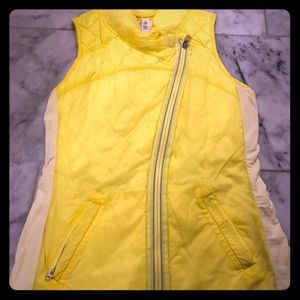 Lululemon yellow reflective running/winter vest